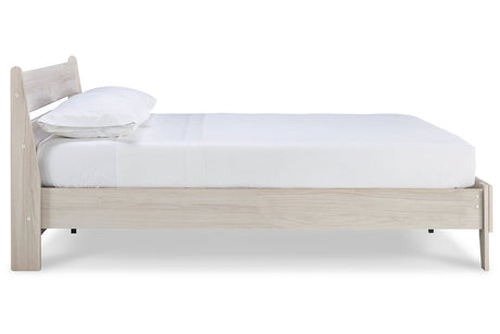 Socalle Natural Queen Platform Bed by Ashley at Eve Furniture
