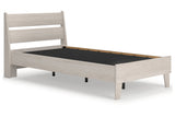 Socalle Natural Twin Platform Bed by Ashley at Eve Furniture