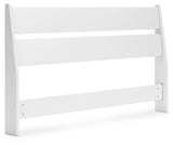 Socalle Queen Panel Headboard with 2 Nightstands in Two-tone by Ashley at Eve Furniture
