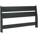 Socalle Queen Panel Headboard with Dresser and Nightstand in Black by Ashley at Eve Furniture