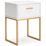 Socalle Queen Panel Headboard with Dresser and Nightstand in Two-tone by Ashley at Eve Furniture