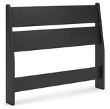 Socalle Twin Panel Headboard with Dresser and Nightstand in Black by Ashley at Eve Furniture