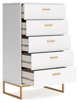 Socalle Two-tone Chest of Drawers by Ashley at Eve Furniture