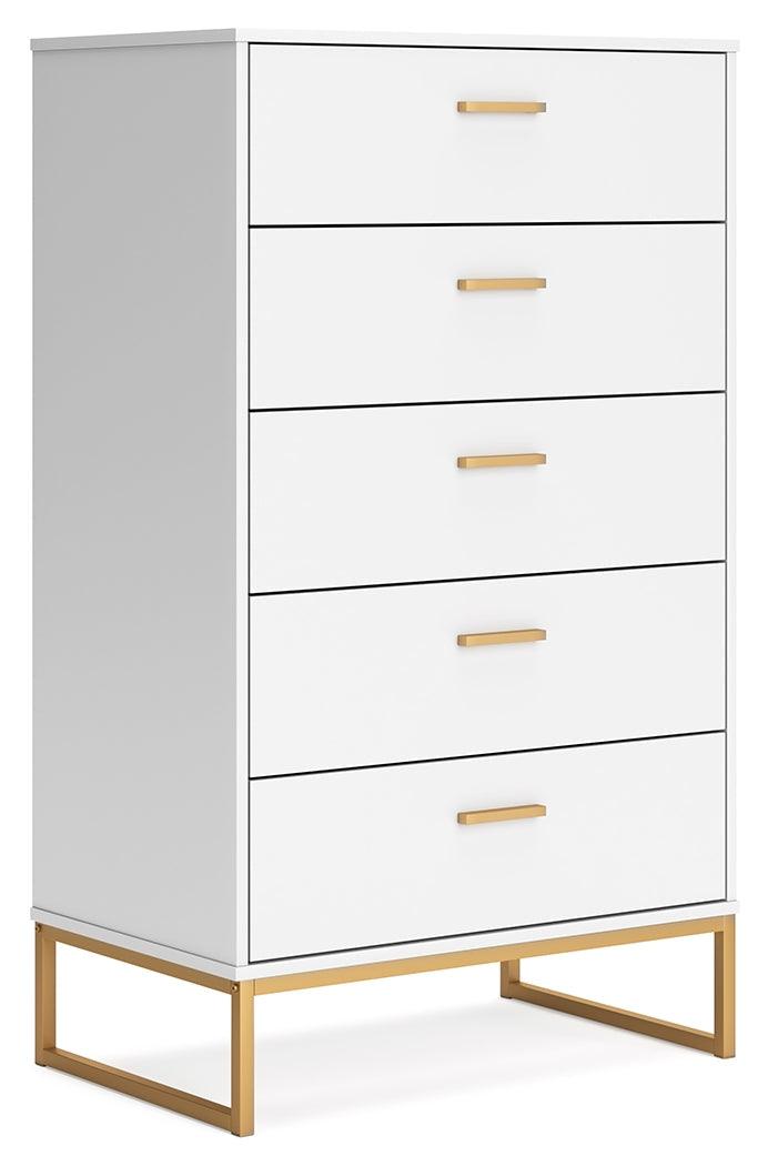Socalle Two-tone Chest of Drawers by Ashley at Eve Furniture
