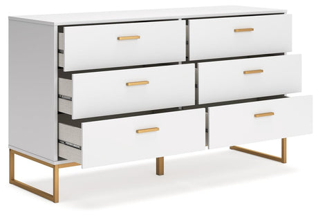 Socalle Two-tone Dresser by Ashley at Eve Furniture