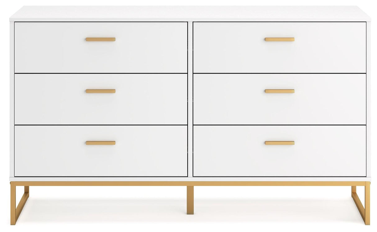 Socalle Two-tone Dresser by Ashley at Eve Furniture