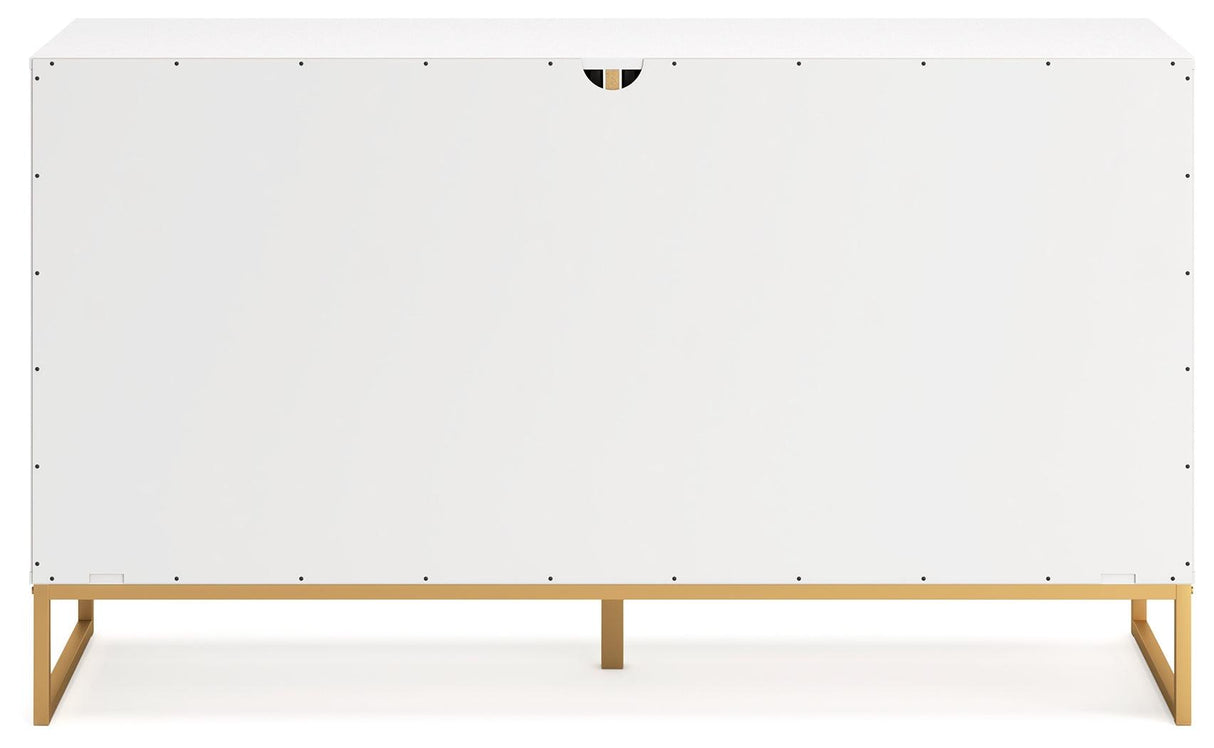 Socalle Two-tone Dresser by Ashley at Eve Furniture