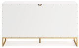 Socalle Two-tone Dresser by Ashley at Eve Furniture