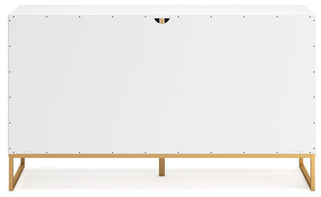 Socalle Two-tone Dresser by Ashley at Eve Furniture