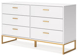 Socalle Two-tone Dresser by Ashley at Eve Furniture