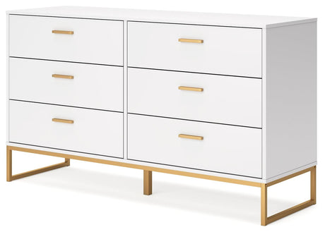 Socalle Two-tone Dresser by Ashley at Eve Furniture