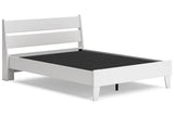 Socalle Two-tone Full Panel Platform Bed by Ashley at Eve Furniture