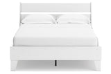 Socalle Two-tone Full Panel Platform Bed by Ashley at Eve Furniture