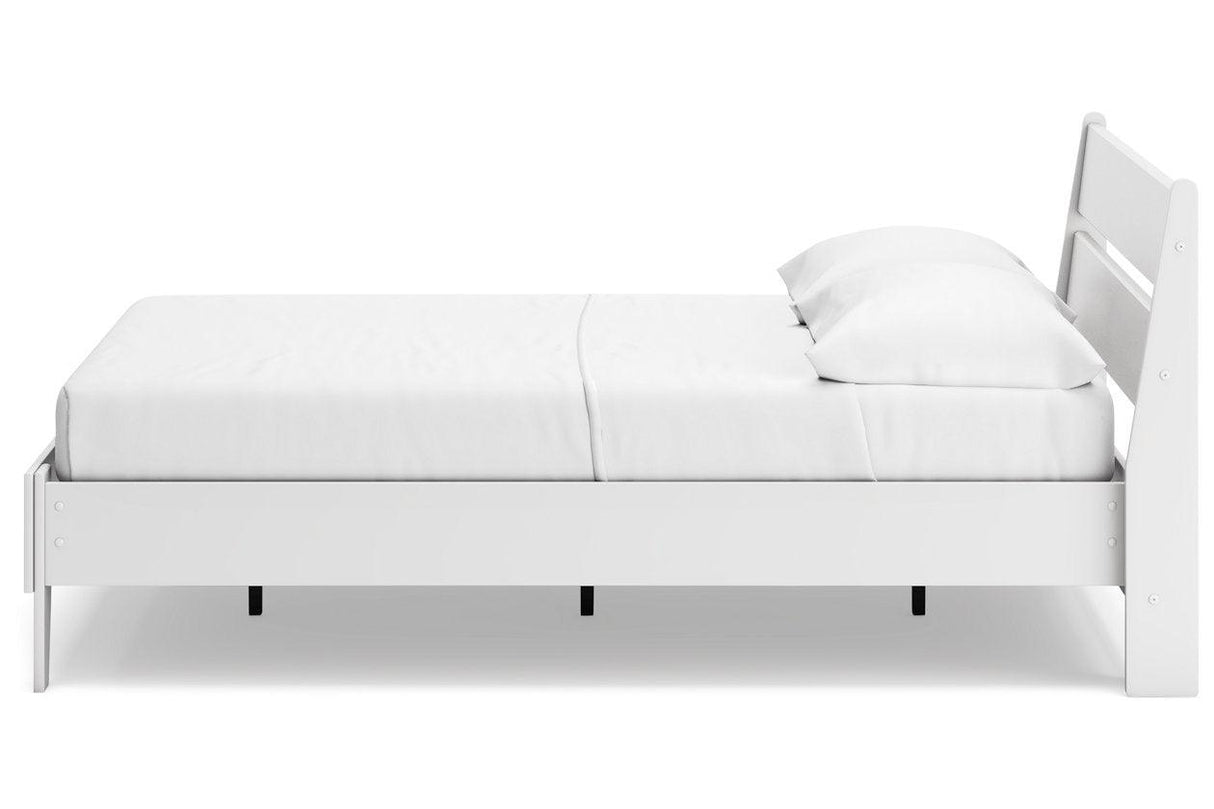 Socalle Two-tone Full Panel Platform Bed by Ashley at Eve Furniture