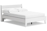 Socalle Two-tone Full Panel Platform Bed by Ashley at Eve Furniture