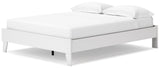 Socalle Two-tone Queen Platform Base Bed by Ashley at Eve Furniture