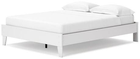 Socalle Two-tone Queen Platform Base Bed by Ashley at Eve Furniture