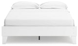 Socalle Two-tone Queen Platform Base Bed by Ashley at Eve Furniture