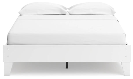 Socalle Two-tone Queen Platform Base Bed by Ashley at Eve Furniture
