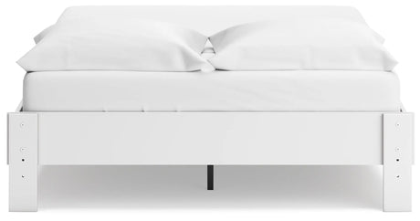 Socalle Two-tone Queen Platform Base Bed by Ashley at Eve Furniture