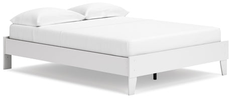 Socalle Two-tone Queen Platform Base Bed by Ashley at Eve Furniture