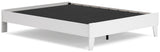 Socalle Two-tone Queen Platform Base Bed by Ashley at Eve Furniture
