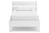 Socalle Two-tone Twin Panel Platform Bed by Ashley at Eve Furniture