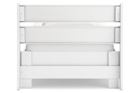 Socalle Two-tone Twin Panel Platform Bed by Ashley at Eve Furniture