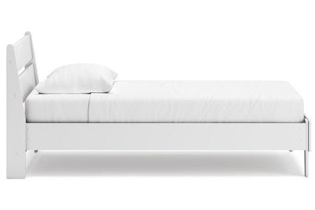 Socalle Two-tone Twin Panel Platform Bed by Ashley at Eve Furniture