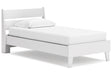Socalle Two-tone Twin Panel Platform Bed by Ashley at Eve Furniture