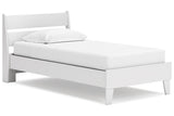 Socalle Two-tone Twin Panel Platform Bed by Ashley at Eve Furniture