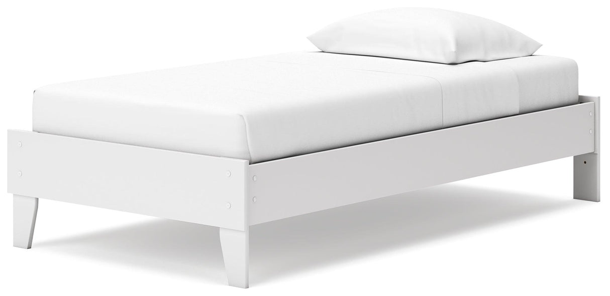 Socalle Two-tone Twin Platform Bed by Ashley at Eve Furniture