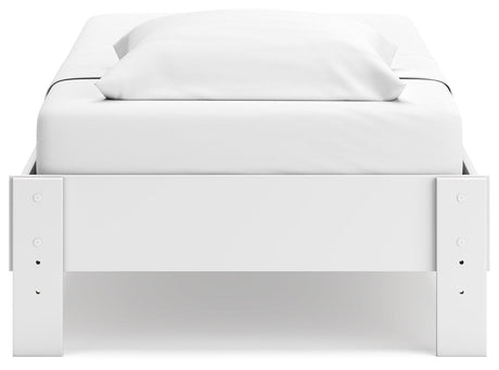 Socalle Two-tone Twin Platform Bed by Ashley at Eve Furniture
