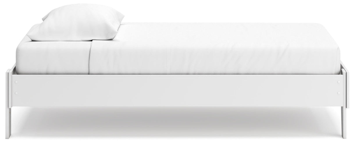 Socalle Two-tone Twin Platform Bed by Ashley at Eve Furniture