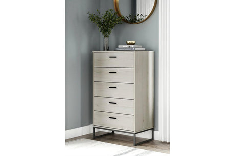 Socalle Light Natural Chest of Drawers by Ashley at Eve Furniture