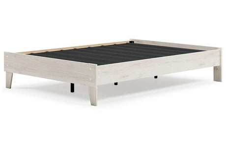 Socalle Light Natural Full Platform Bed by Ashley at Eve Furniture