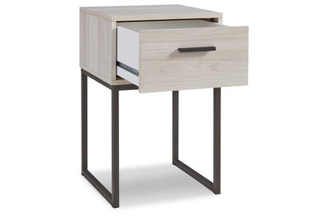 Socalle Light Natural Nightstand by Ashley at Eve Furniture