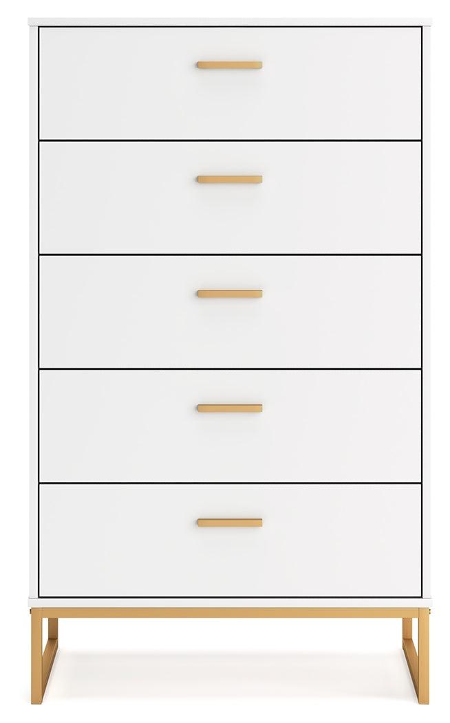 Socalle Two-tone Chest of Drawers by Ashley at Eve Furniture