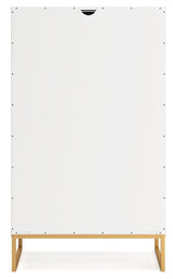 Socalle Two-tone Chest of Drawers by Ashley at Eve Furniture