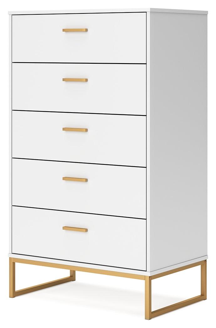 Socalle Two-tone Chest of Drawers by Ashley at Eve Furniture