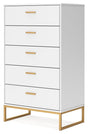 Socalle Two-tone Chest of Drawers by Ashley at Eve Furniture