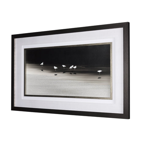 Social by Mercana Studio a Hand Embellished Textured Framed Photo Art Print Matted under Glass by Mercana at Eve Furniture