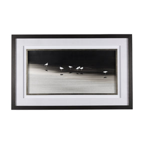 Social by Mercana Studio a Hand Embellished Textured Framed Photo Art Print Matted under Glass by Mercana at Eve Furniture