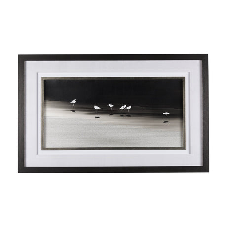 Social by Mercana Studio a Hand Embellished Textured Framed Photo Art Print Matted under Glass by Mercana at Eve Furniture
