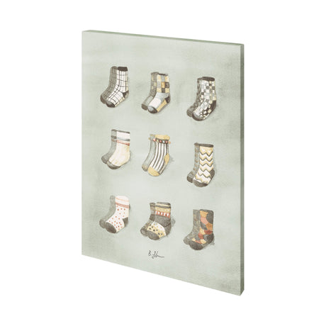 Sock II by Barbara Fleming a Hand Embellished Textured Canvas by Mercana at Eve Furniture