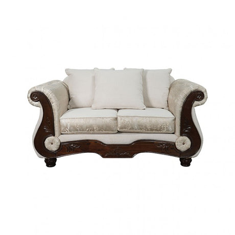 Sodaro Ivory Loveseat by Furniture of America at Eve Furniture