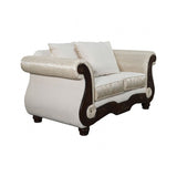 Sodaro Ivory Loveseat by Furniture of America at Eve Furniture
