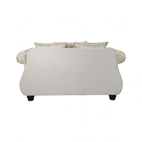 Sodaro Ivory Loveseat by Furniture of America at Eve Furniture