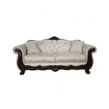 Sodaro Ivory/Dark Cherry 2- Piece Living Room set by Furniture of America at Eve Furniture
