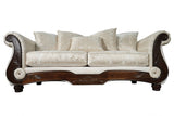 Sodaro Ivory/Dark Cherry Living Room Set by Furniture of America at Eve Furniture